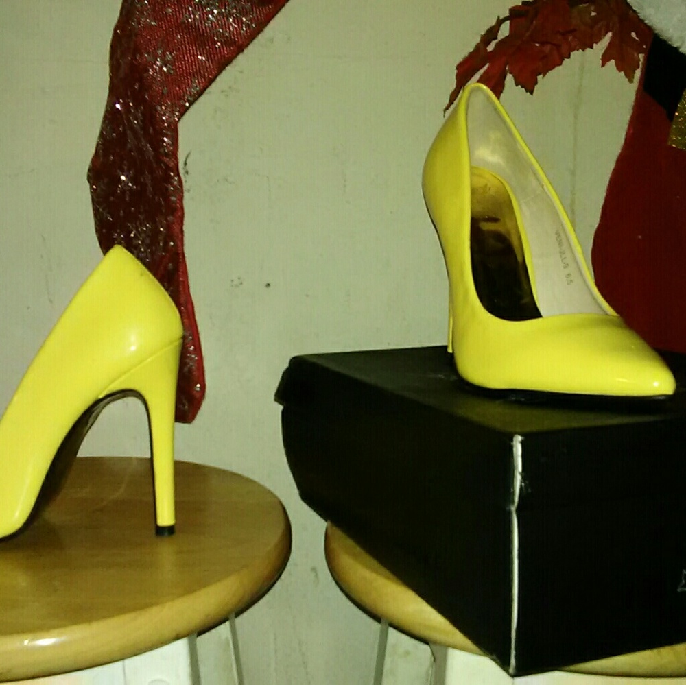 Yellow Stilettos